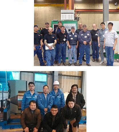 上海劍平動平衡機售后服務(wù)現(xiàn)場