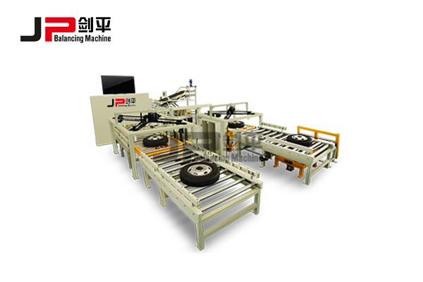 汽車(chē)輪胎輪轂流水線全自動(dòng)平衡機(jī)