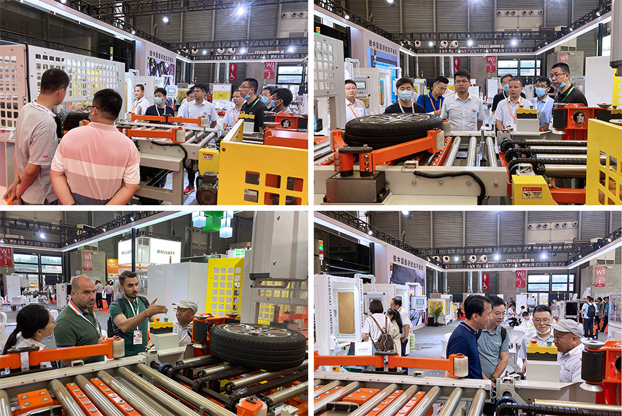 輪胎動平衡機(jī)生產(chǎn)流水線