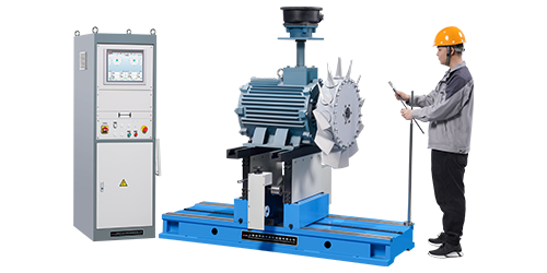 外轉(zhuǎn)子大型風(fēng)機臥式動平衡機